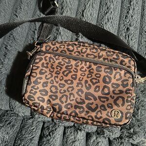 lululemon athletica Leopard Print Crossbody Bag